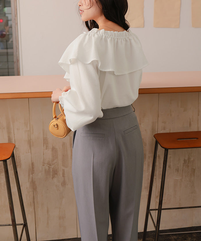 ティティベイト titivate ふんわりシルエットマルチウェイブラウス （ライトイエロー） ライトイエロー