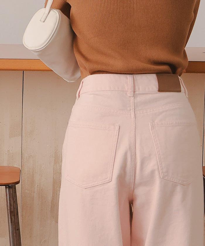 ティティベイト titivate ストレートシルエットデニムパンツ （インディゴ） インディゴ