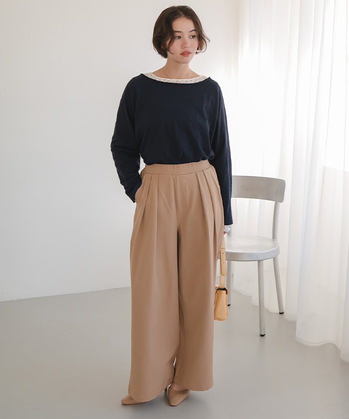 ティティベイト titivate ルーズロングスリーブカットソー （オフホワイト） オフホワイト