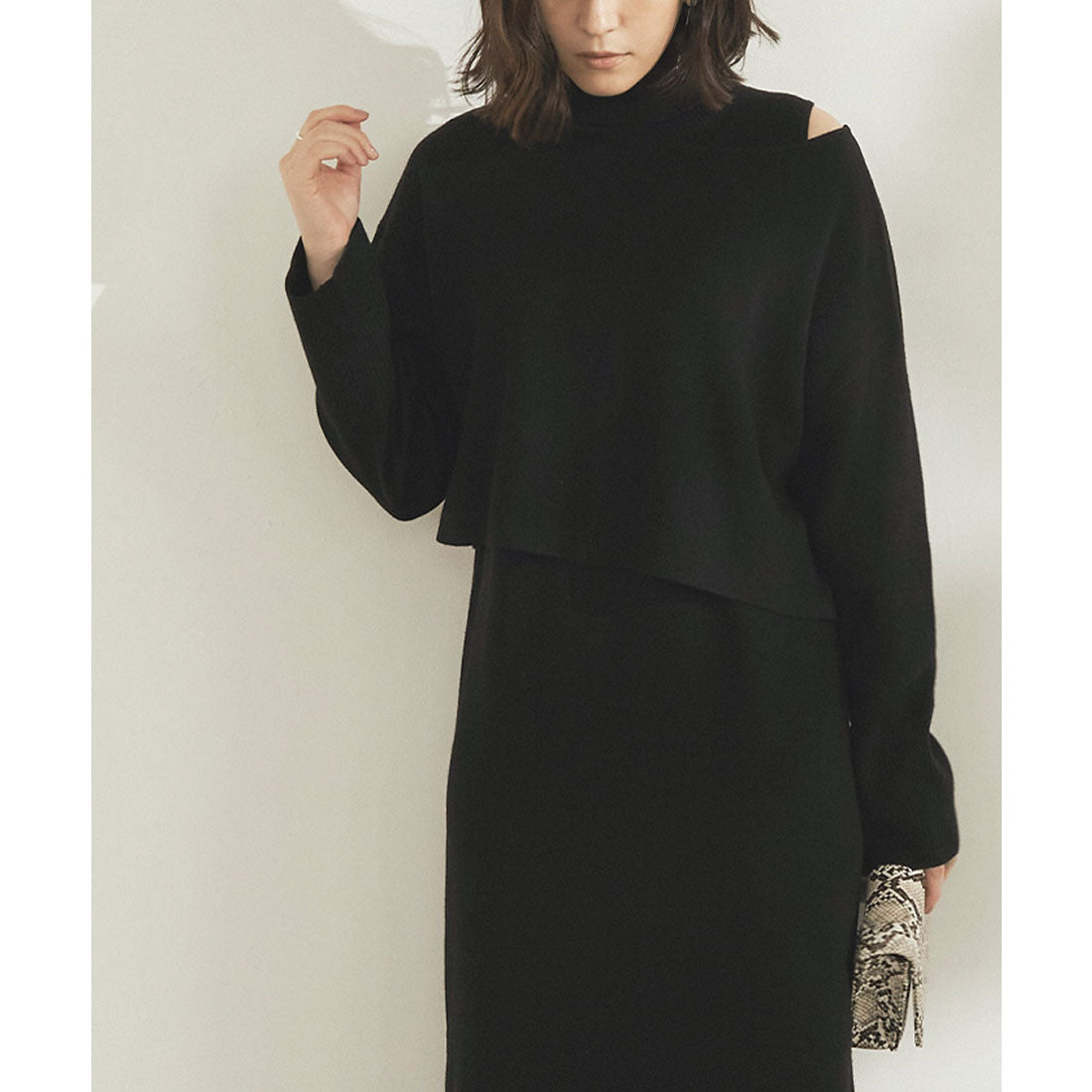 Titivate titivate layered set knit dress