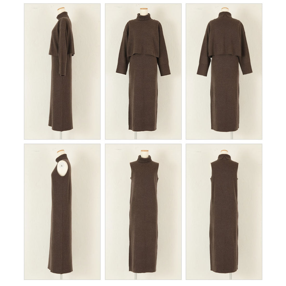Titivate titivate layered set knit dress