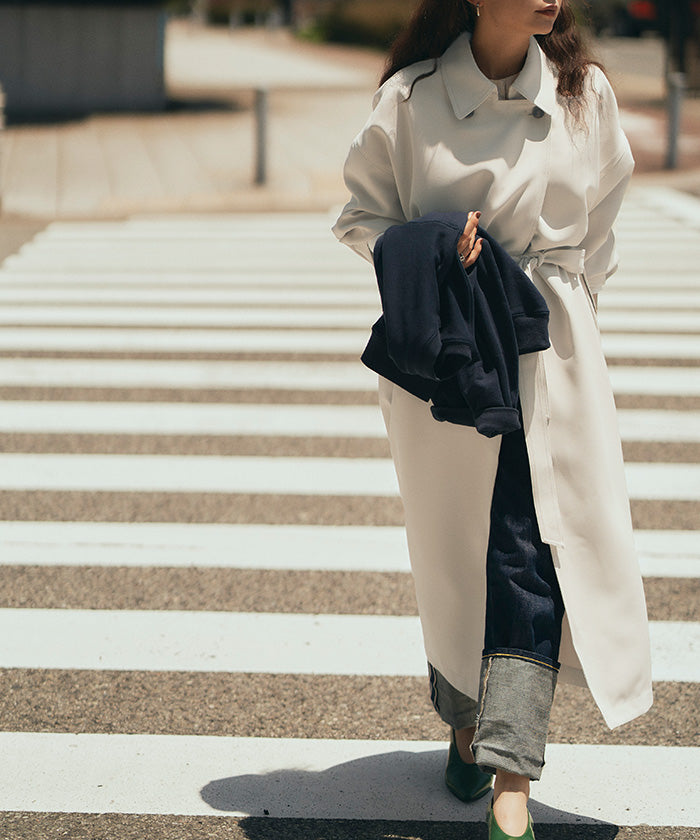 ティティベイト titivate ステンカラーワークオーバーコート （ダークピンク） ダークピンク