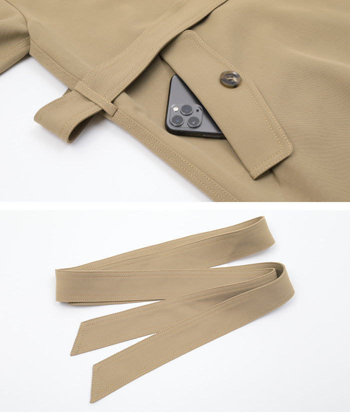 ティティベイト titivate ステンカラーワークオーバーコート （ダークピンク） ダークピンク