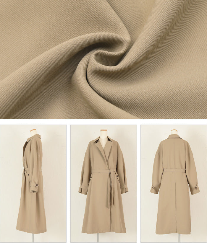 ティティベイト titivate ステンカラーワークオーバーコート （ダークピンク） ダークピンク