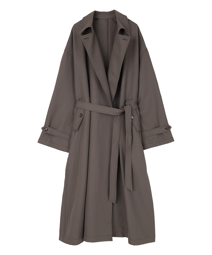 ティティベイト titivate ステンカラーワークオーバーコート （ダークピンク） ダークピンク