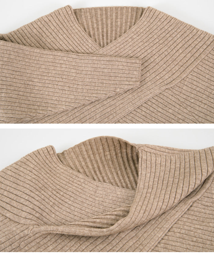 ティティベイト titivate デザインニットレイヤードワンピース （グレージュ） グレージュ