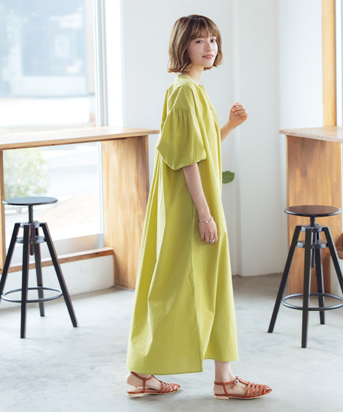 ティティベイト titivate カフタンシャツワンピース