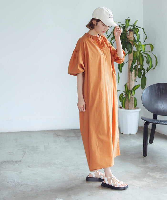 ティティベイト titivate カフタンシャツワンピース