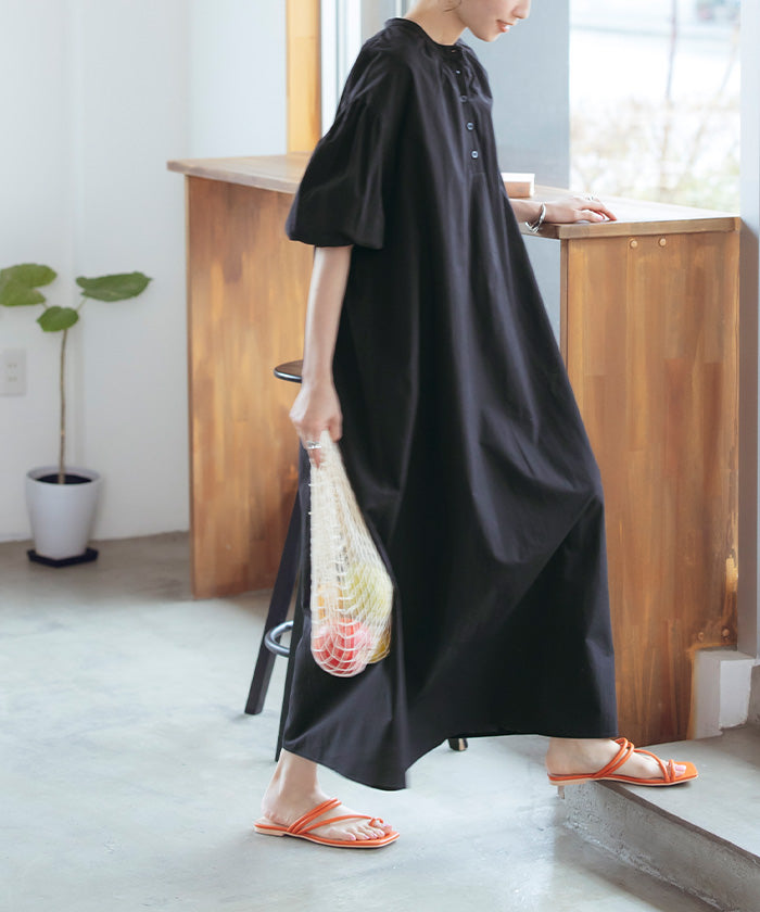 ティティベイト titivate カフタンシャツワンピース