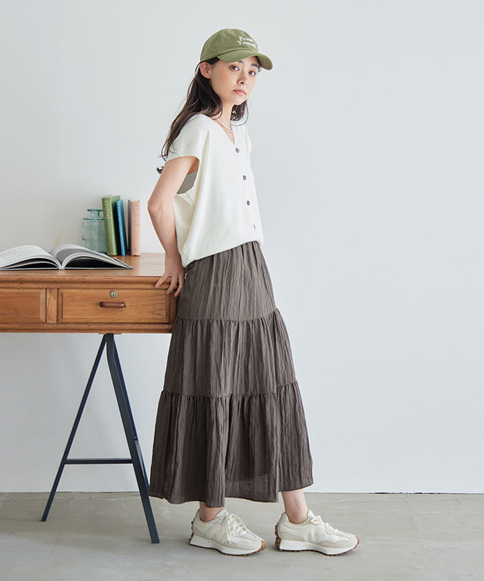 Titivate Washer Tiered Skirt