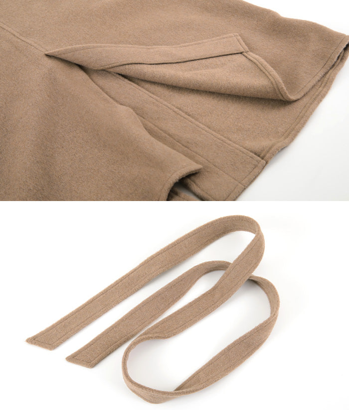 ティティベイト titivate ウールブレンドステンカラーコート （ブラウン） ブラウン