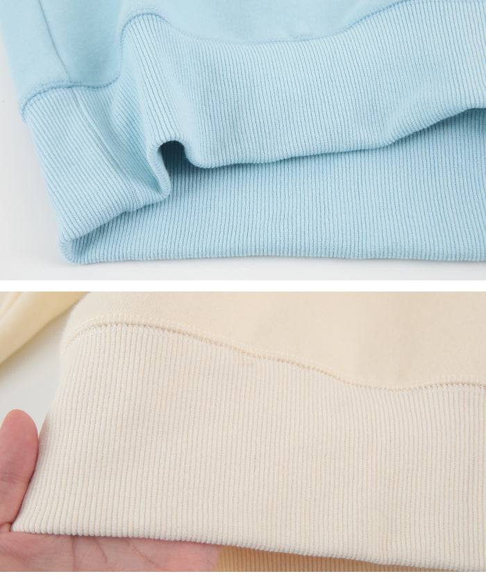 ティティベイト titivate 裏起毛ロゴショートフード付きプルオーバー