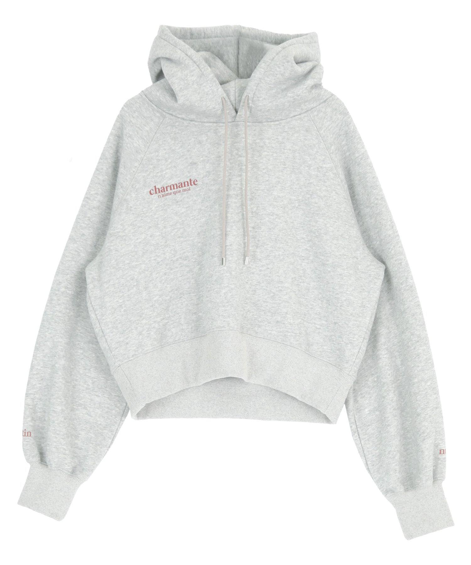 ティティベイト titivate 裏起毛ロゴショートフード付きプルオーバー （ライトブルー） ライトブルー