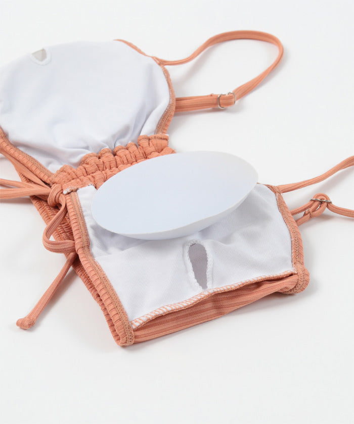 ティティベイト titivate シアートップス付ビキニ/セット水着【返品不可商品】