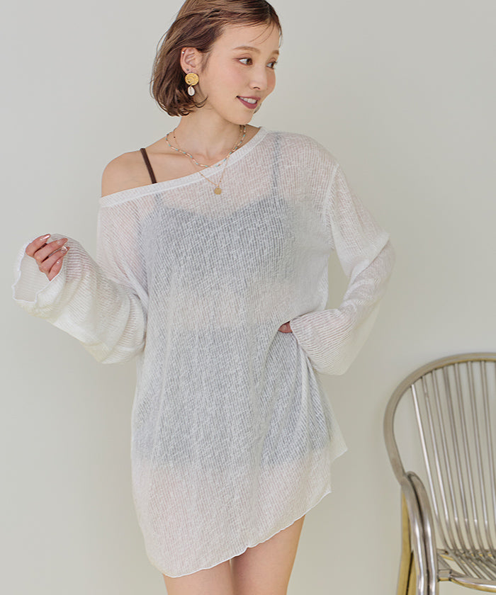 Titivate titivate sheer top bikini/set swimsuit 【Non-returnable item】