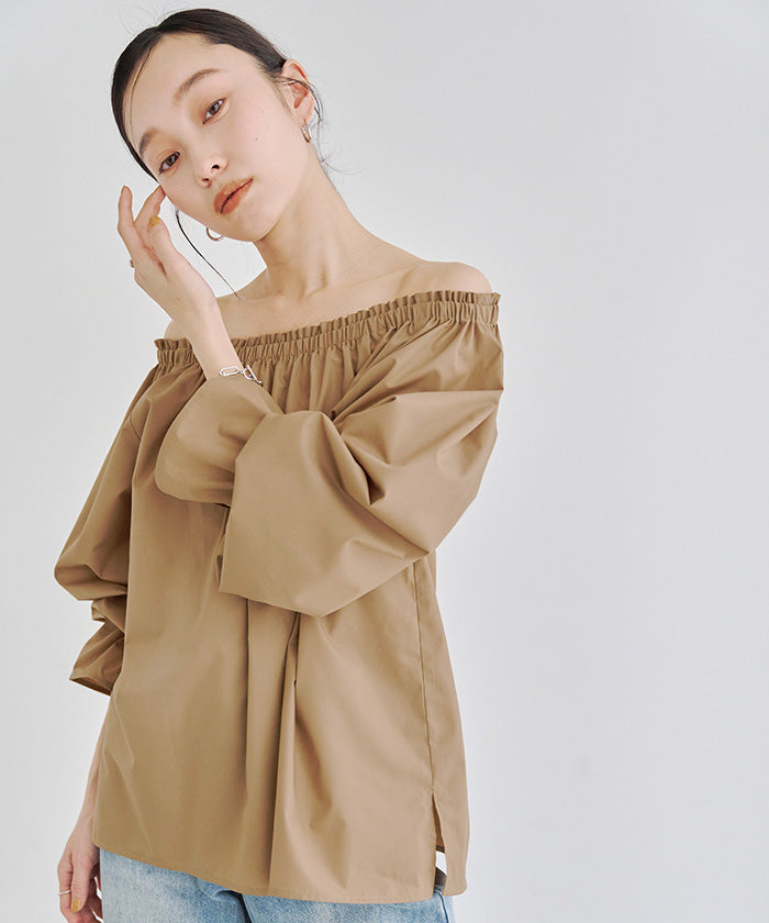 Titivate 2way candy sleeve blouse