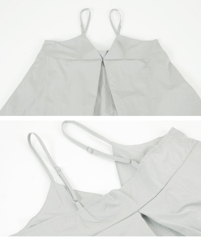 ティティベイト titivate ワイドタックキャミソールワンピース （エクリュ） エクリュ