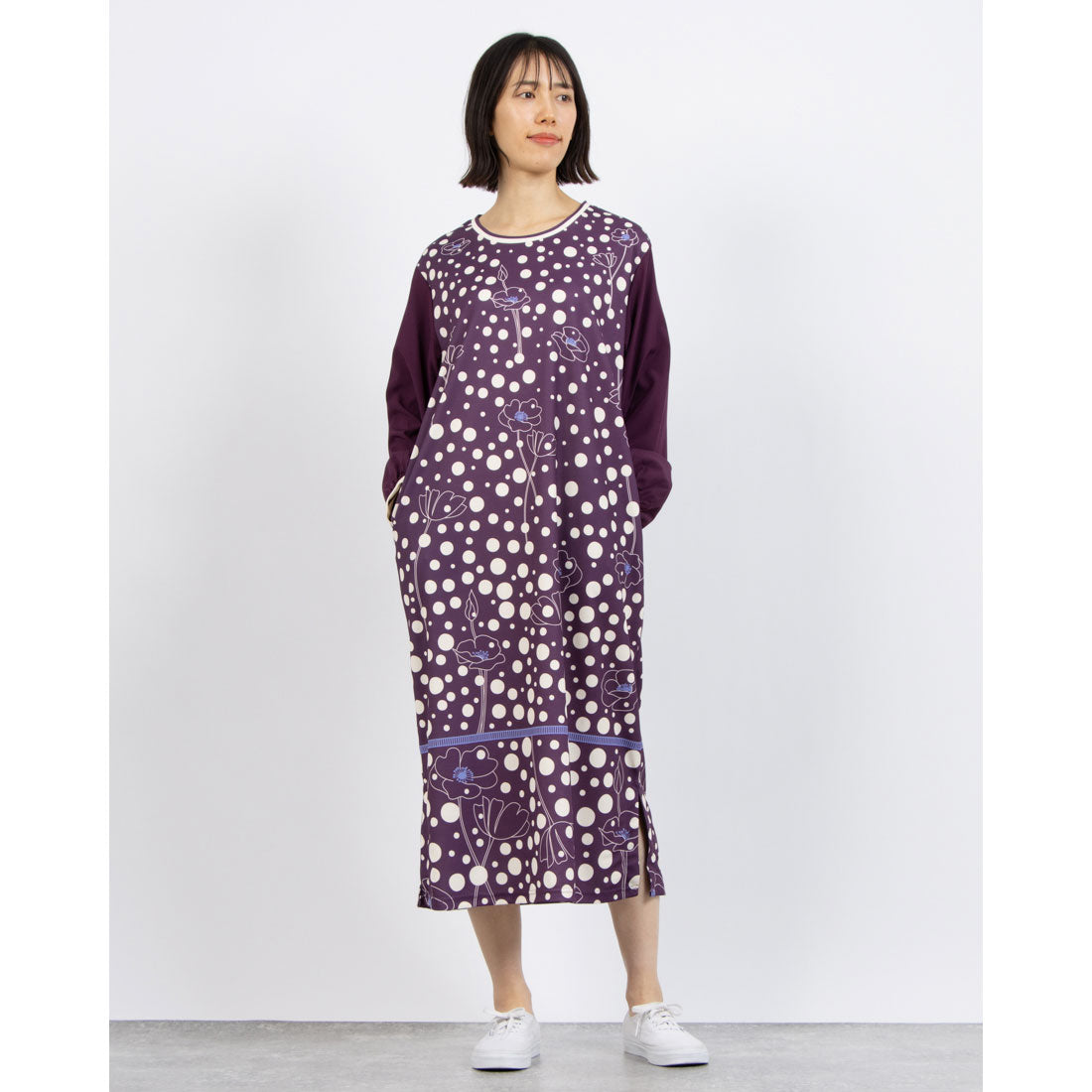 Titular Dot & Flower Print Dress