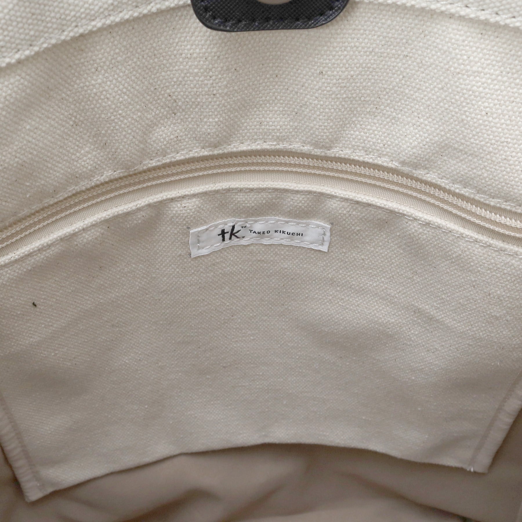 ティーケー タケオ キクチ tk.TAKEO KIKUCHI キャンバスフラットトート （ホワイト(501)） ホワイト(501)