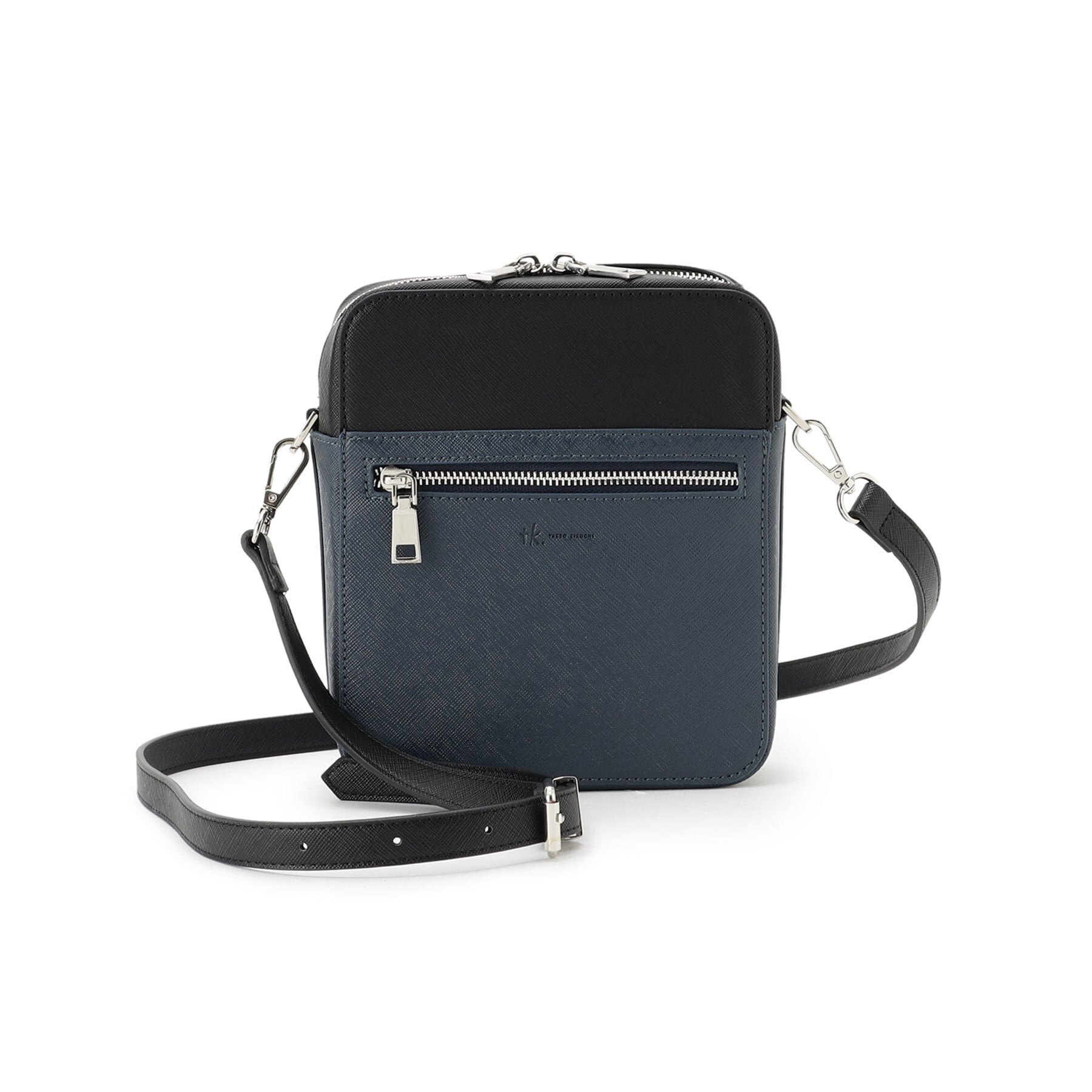 ティーケー タケオ キクチ tk.TAKEO KIKUCHI バイカラースクエアショルダーバッグ （ブラック(519)） ブラック(519)