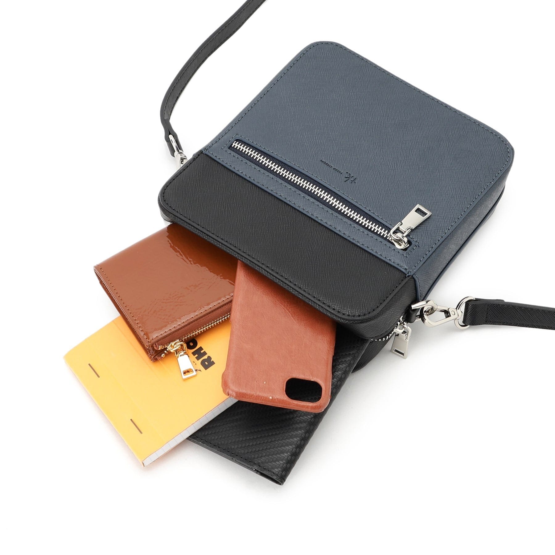 ティーケー タケオ キクチ tk.TAKEO KIKUCHI バイカラースクエアショルダーバッグ （ブラック(519)） ブラック(519)