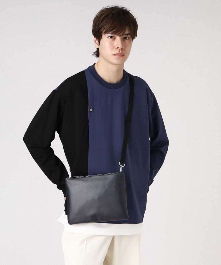 ティーケー タケオ キクチ tk.TAKEO KIKUCHI 【WEB限定】レザー2WAYサコッシュバッグ （ブラック(019)） ブラック(019)