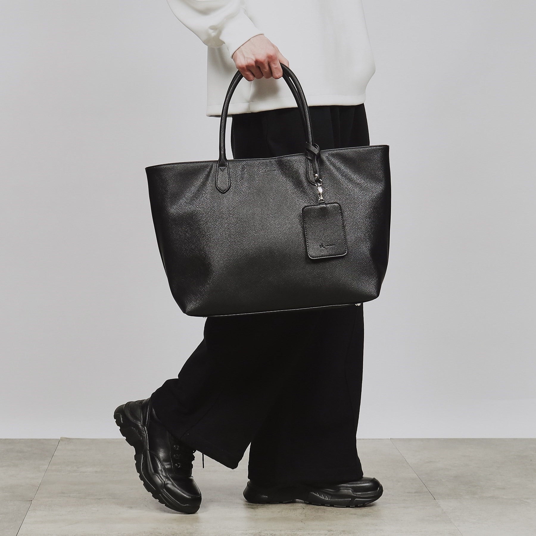 ティーケー タケオ キクチ tk.TAKEO KIKUCHI レザー調トートバッグ （ブルー(093)） ブルー(093)