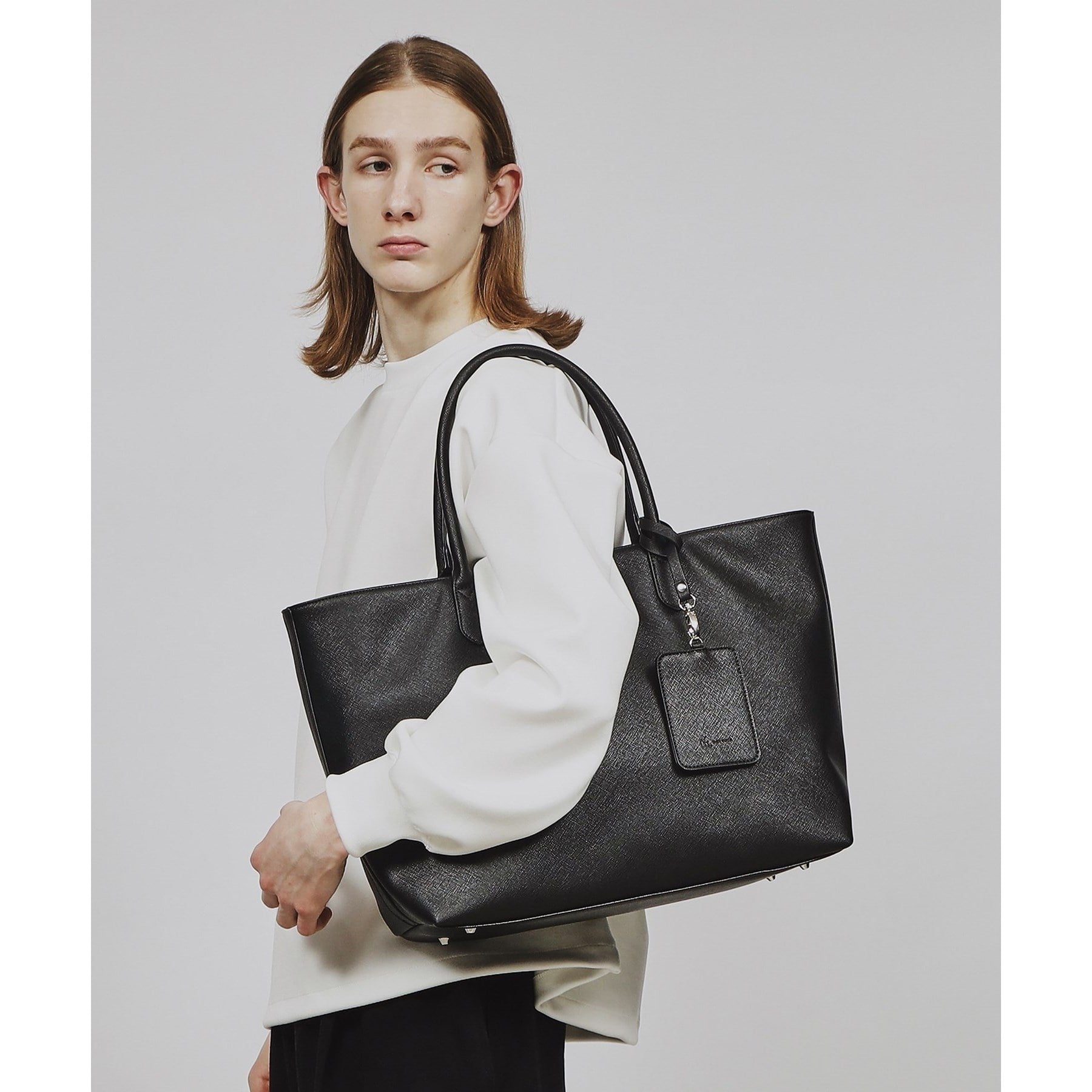 ティーケー タケオ キクチ tk.TAKEO KIKUCHI レザー調トートバッグ （ブルー(093)） ブルー(093)