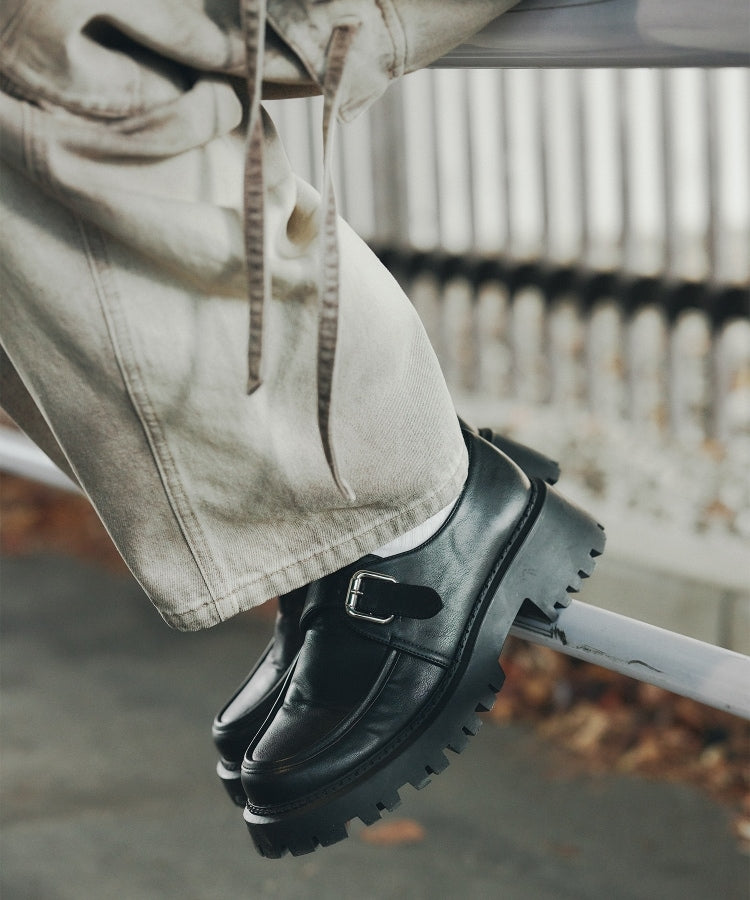 ティーケー タケオ キクチ tk.TAKEO KIKUCHI モンクストラップタンクソールシューズ （ブラック(119)） ブラック(119)