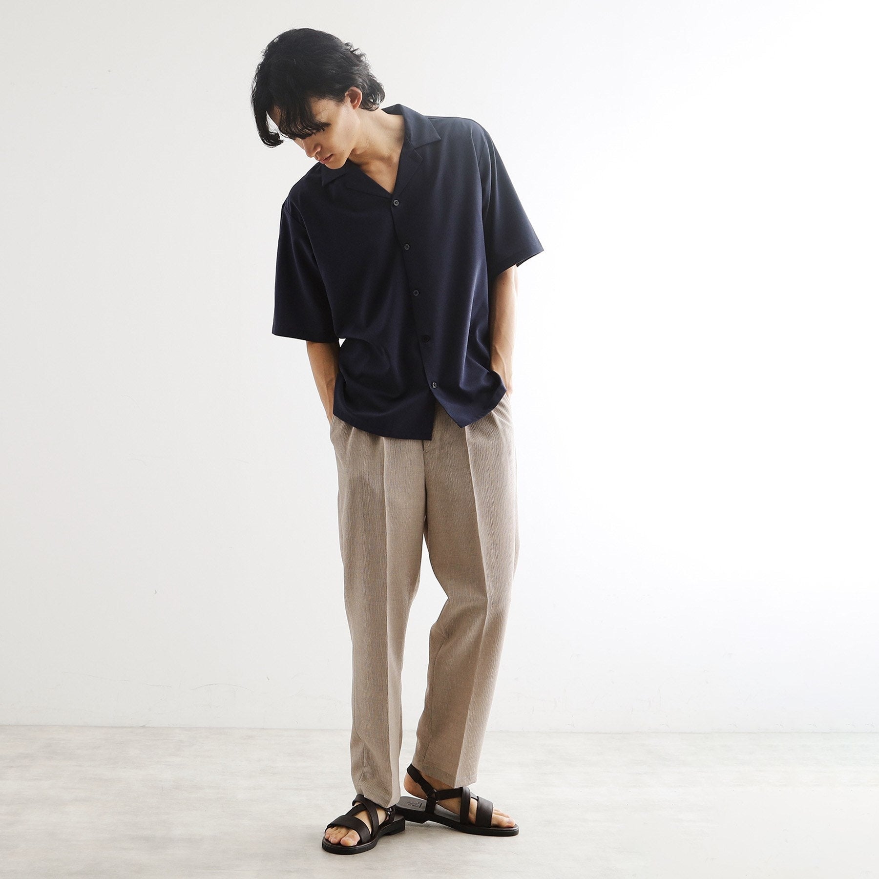 ティーケー タケオ キクチ tk.TAKEO KIKUCHI クロスサンダル （ブラウン(043)） ブラウン(043)