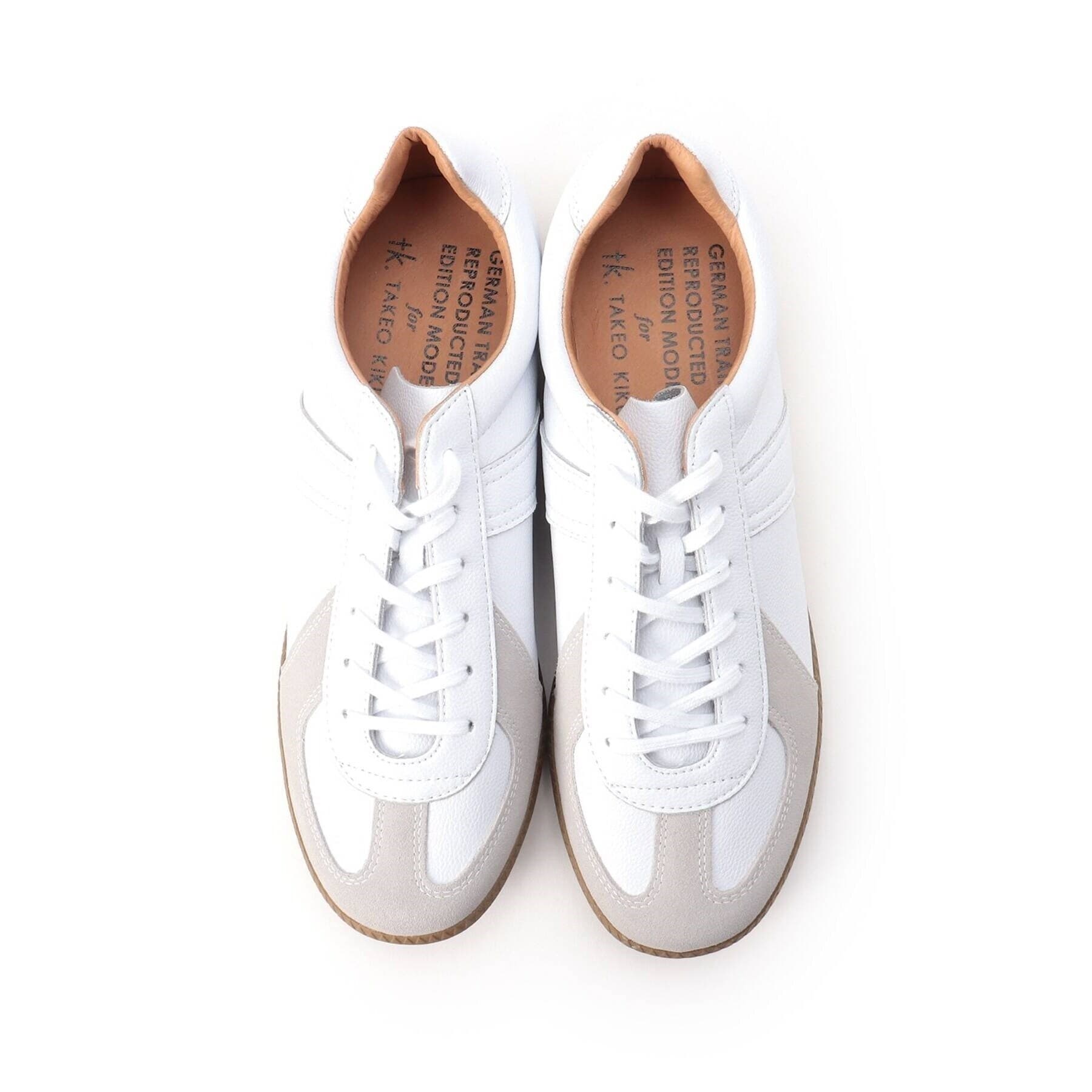 ティーケー タケオ キクチ tk.TAKEO KIKUCHI GERMAN TRAINER 別注レザースニーカー （ホワイト(001)） ホワイト(001)