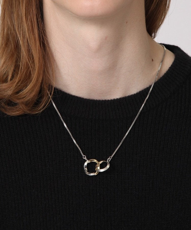 ティーケー タケオ キクチ tk.TAKEO KIKUCHI ダブルリングネックレス （ブラック(619)） ブラック(619)