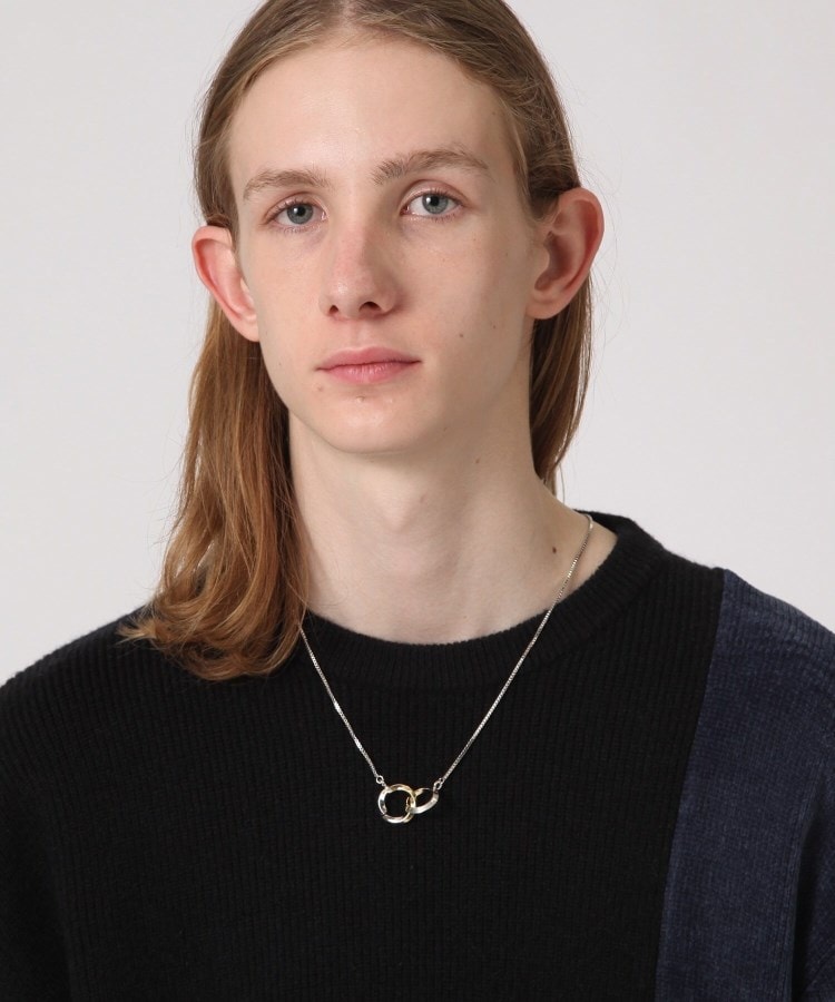 ティーケー タケオ キクチ tk.TAKEO KIKUCHI ダブルリングネックレス （ブラック(619)） ブラック(619)