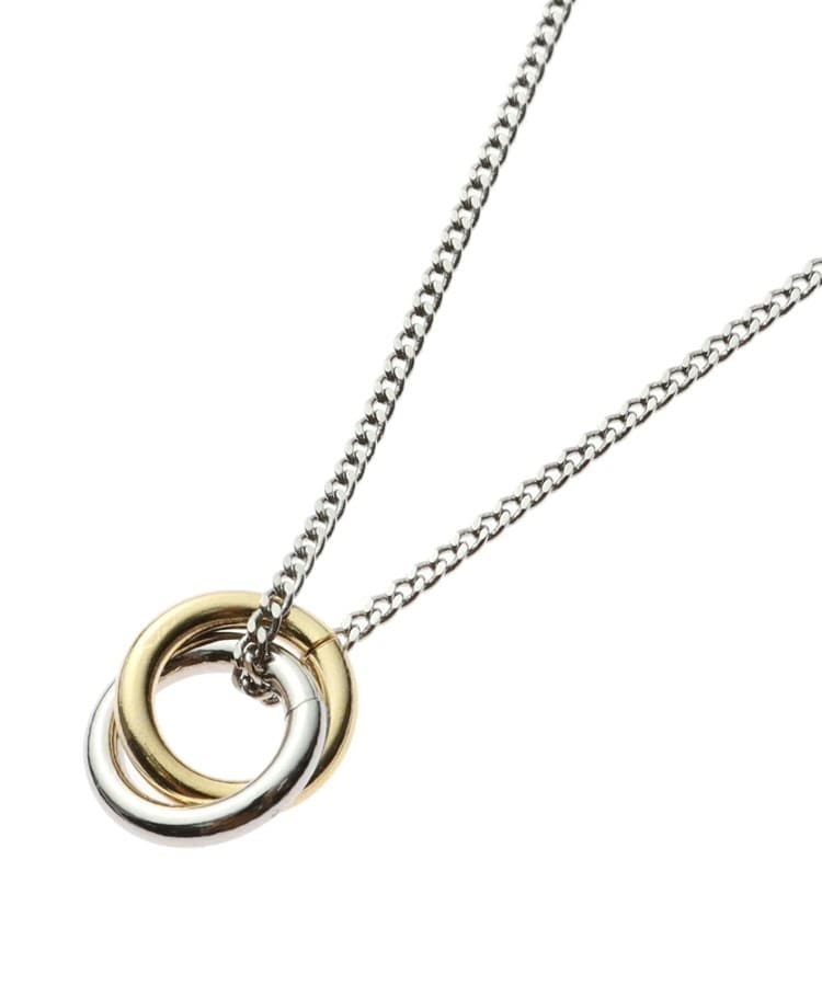 ティーケー タケオ キクチ tk.TAKEO KIKUCHI ダブルリングネックレス （ブラック(619)） ブラック(619)