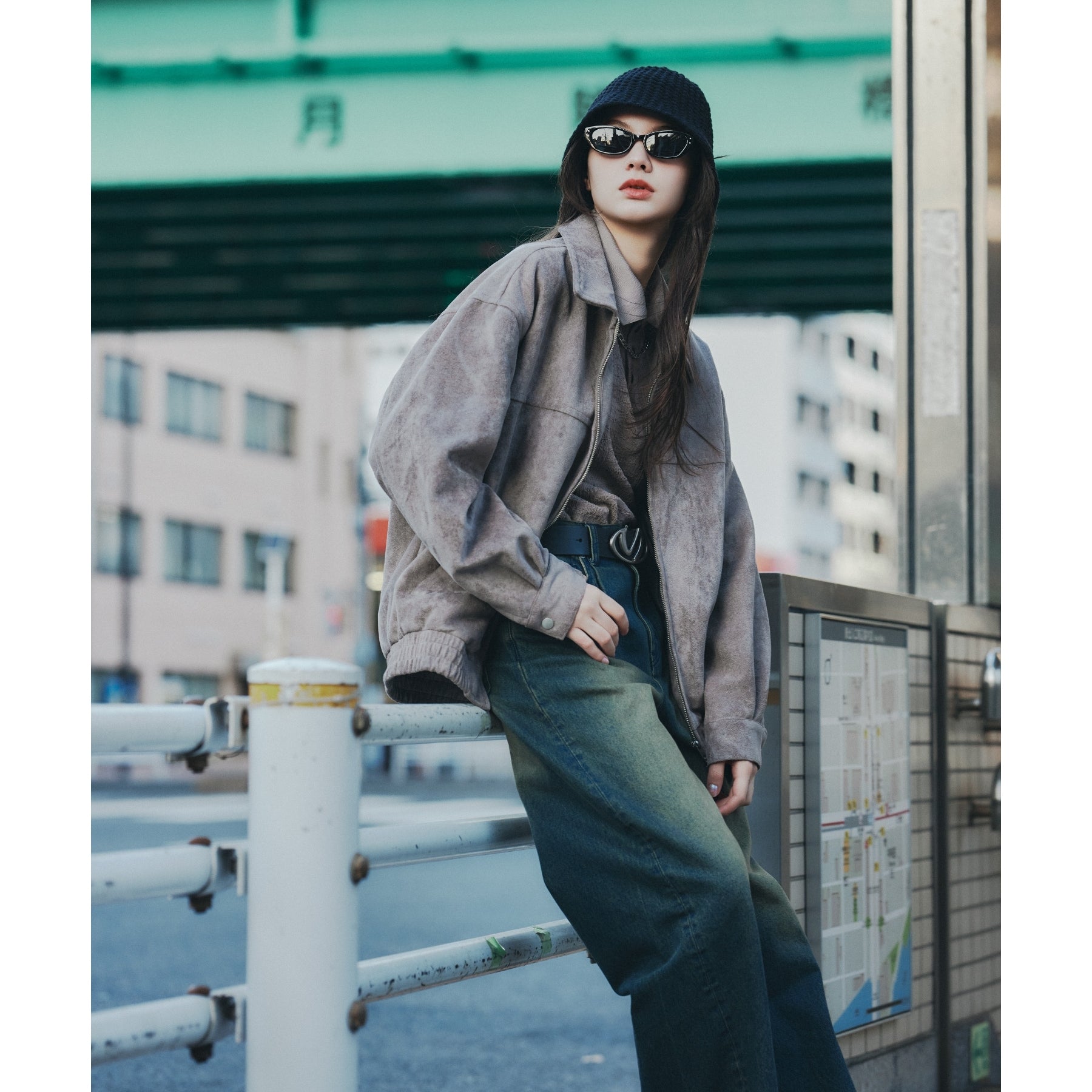 tk.TAKEO KIKUCHI tk.TAKEO KIKUCHI Waffle Knit Bucket Hat