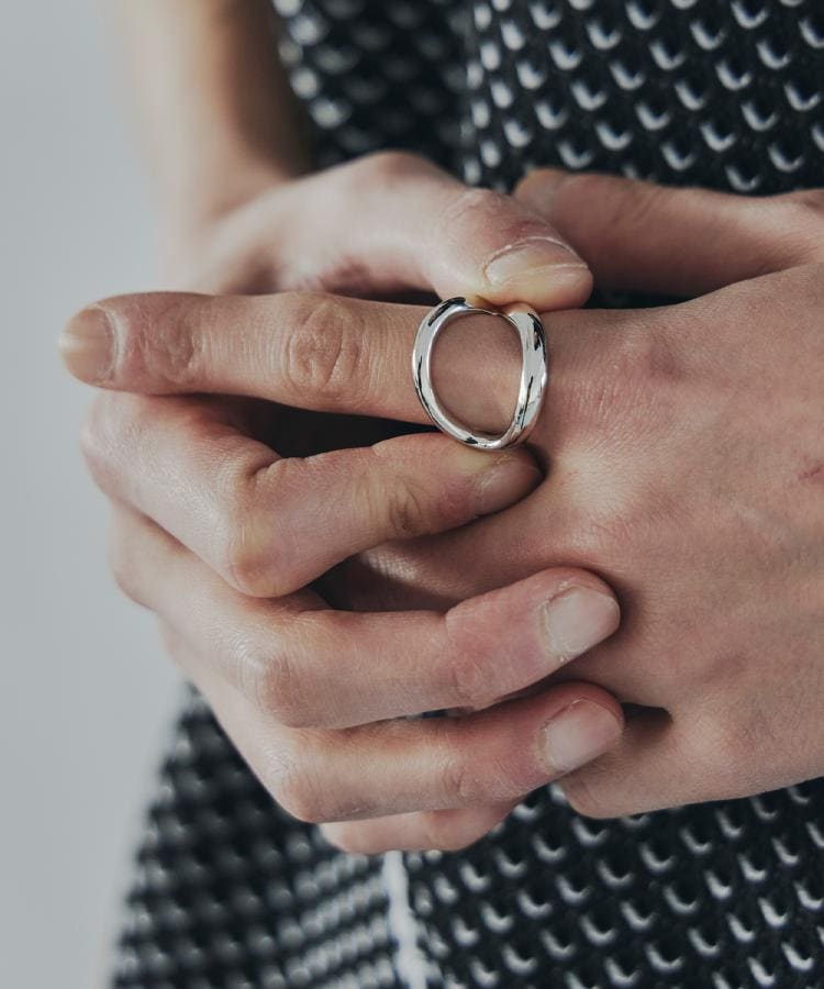 ティーケー タケオ キクチ tk.TAKEO KIKUCHI チャンキーリング （ブラックシルバー(009)） ブラックシルバー(009)