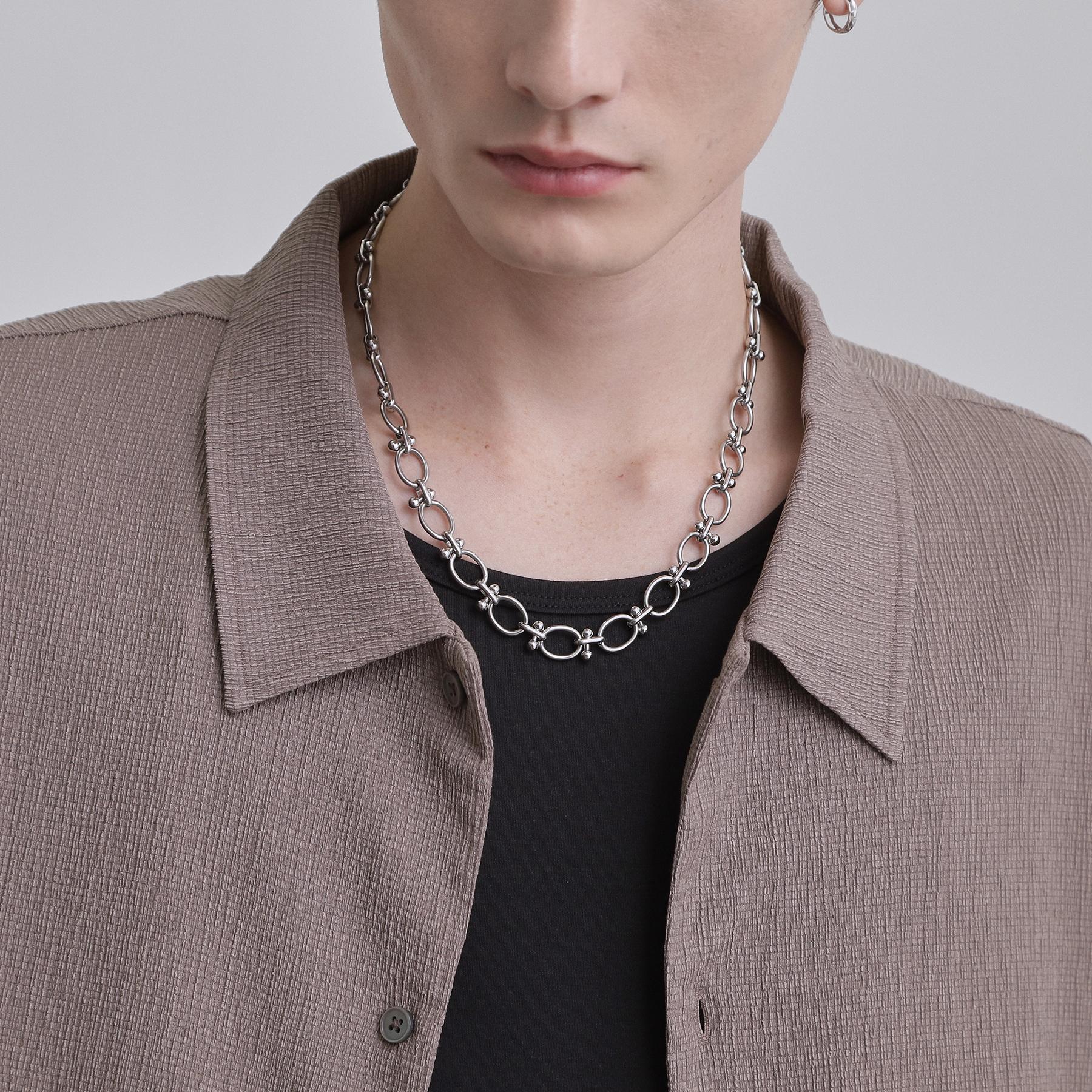 ティーケー タケオ キクチ tk.TAKEO KIKUCHI 【ステンレス】ボールドネックレス （シルバー(206)） シルバー(206)