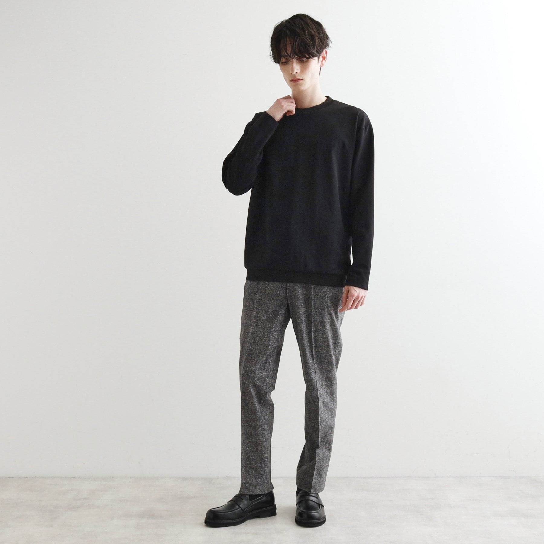 tk.TAKEO KIKUCHI tk.TAKEO KIKUCHI Smart Long Sleeve Cut and Sew