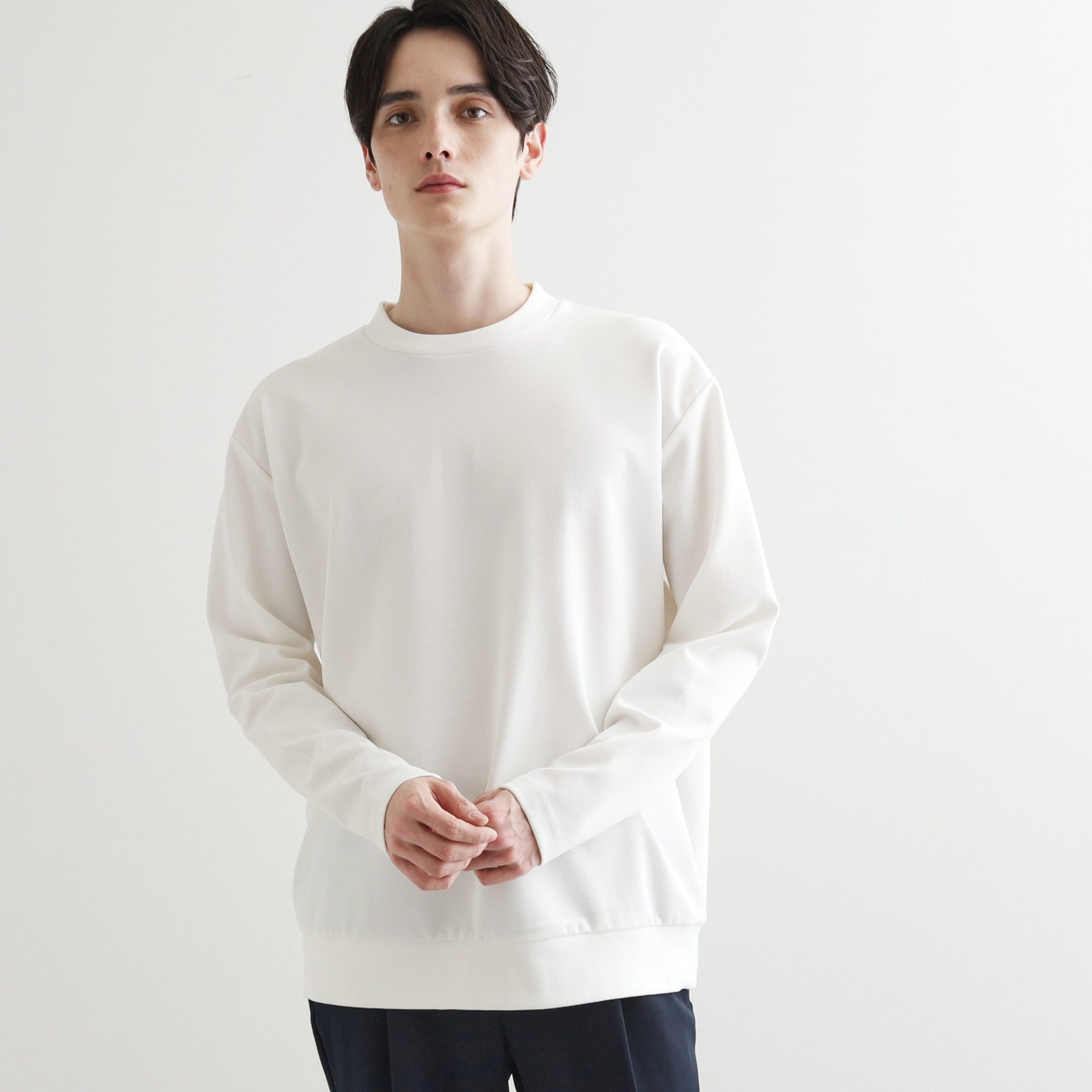 tk.TAKEO KIKUCHI tk.TAKEO KIKUCHI Smart Long Sleeve Cut and Sew