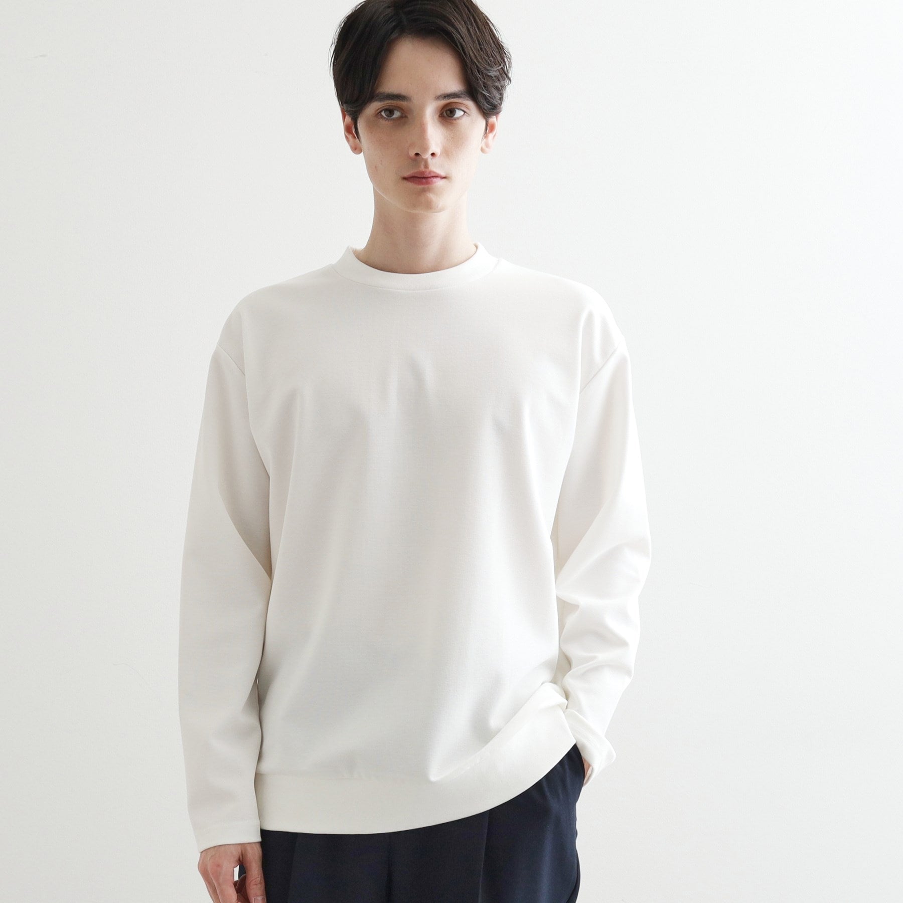 tk.TAKEO KIKUCHI tk.TAKEO KIKUCHI Smart Long Sleeve Cut and Sew