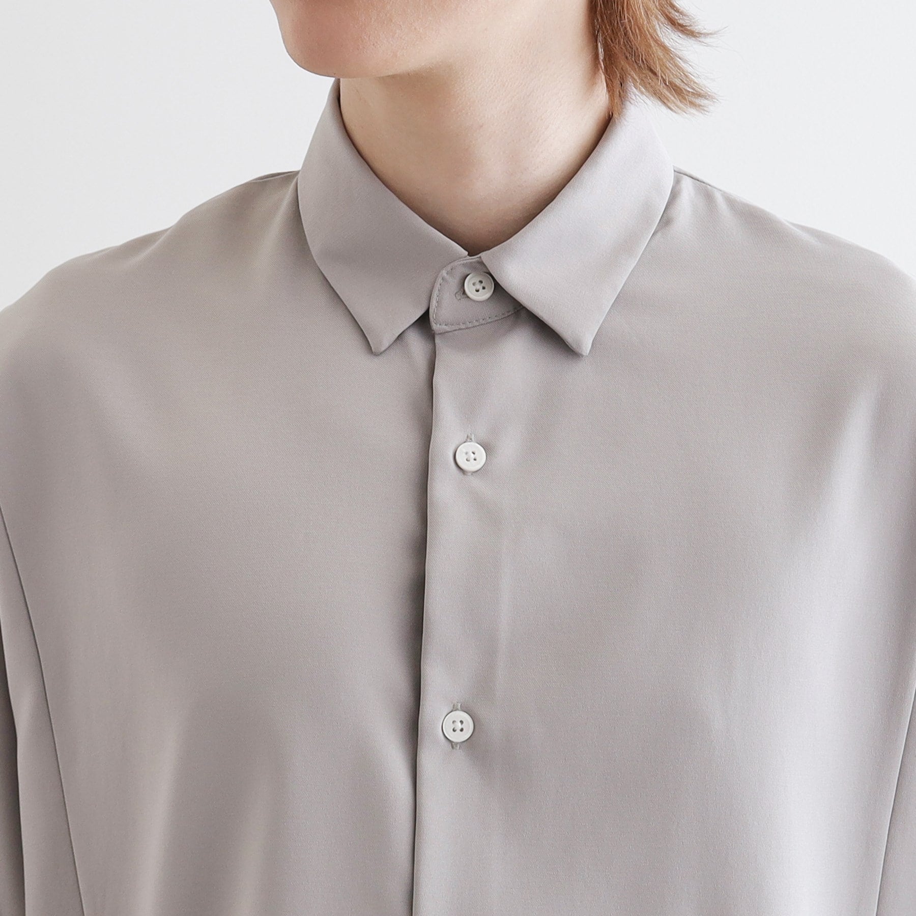 ティーケー タケオ キクチ tk.TAKEO KIKUCHI 配色ドルマンシャツ （ライトグレー(011)） ライトグレー(011)