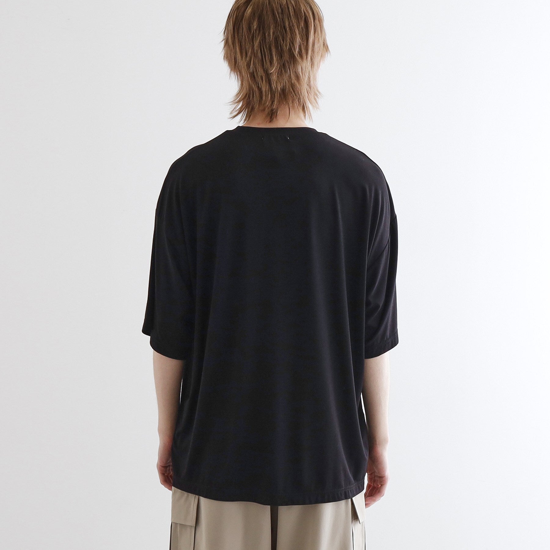 tk.TAKEO KIKUCHI tk.TAKEO KIKUCHI Aurora Print Draped T-Shirt