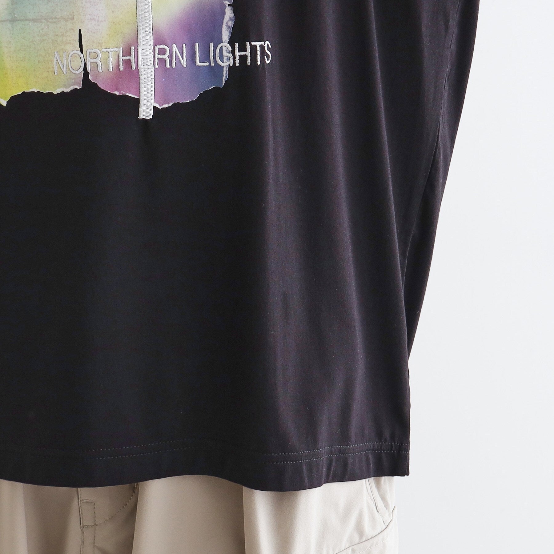 tk.TAKEO KIKUCHI tk.TAKEO KIKUCHI Aurora Print Draped T-Shirt