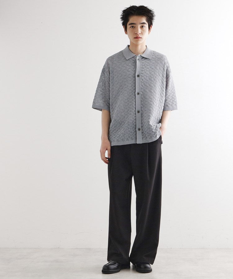 ティーケー タケオ キクチ tk.TAKEO KIKUCHI ニットポロカーディガン （ライトグレー(011)） ライトグレー(011)