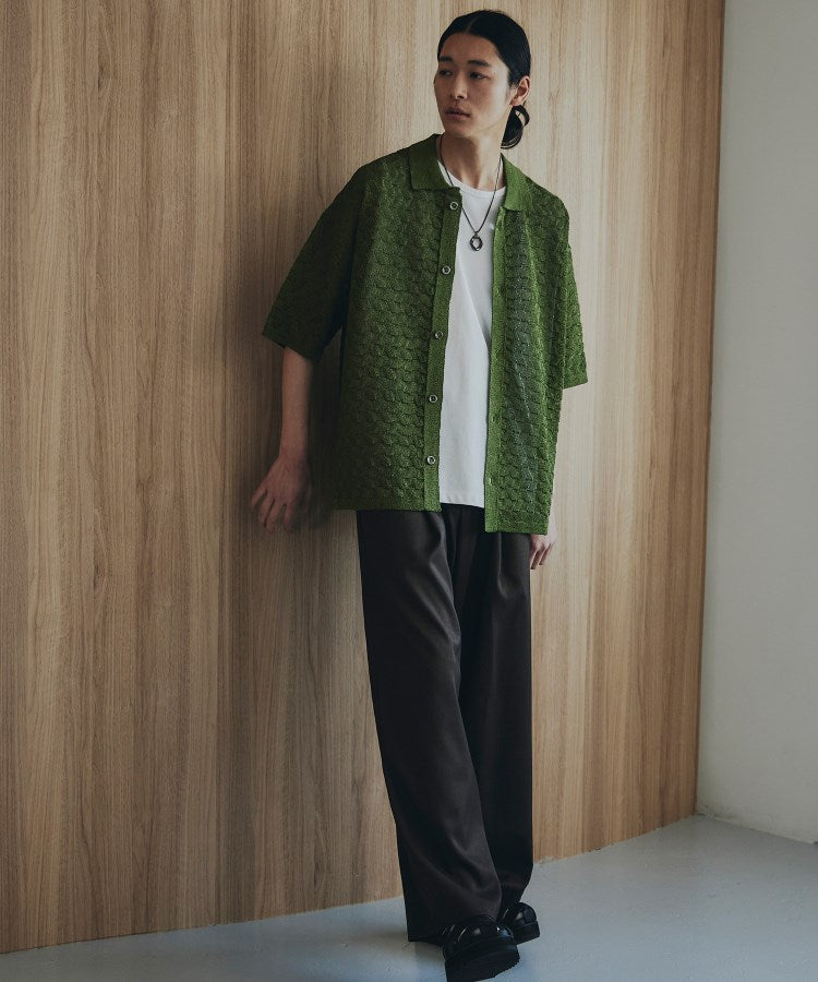 ティーケー タケオ キクチ tk.TAKEO KIKUCHI ニットポロカーディガン （ライトグレー(011)） ライトグレー(011)