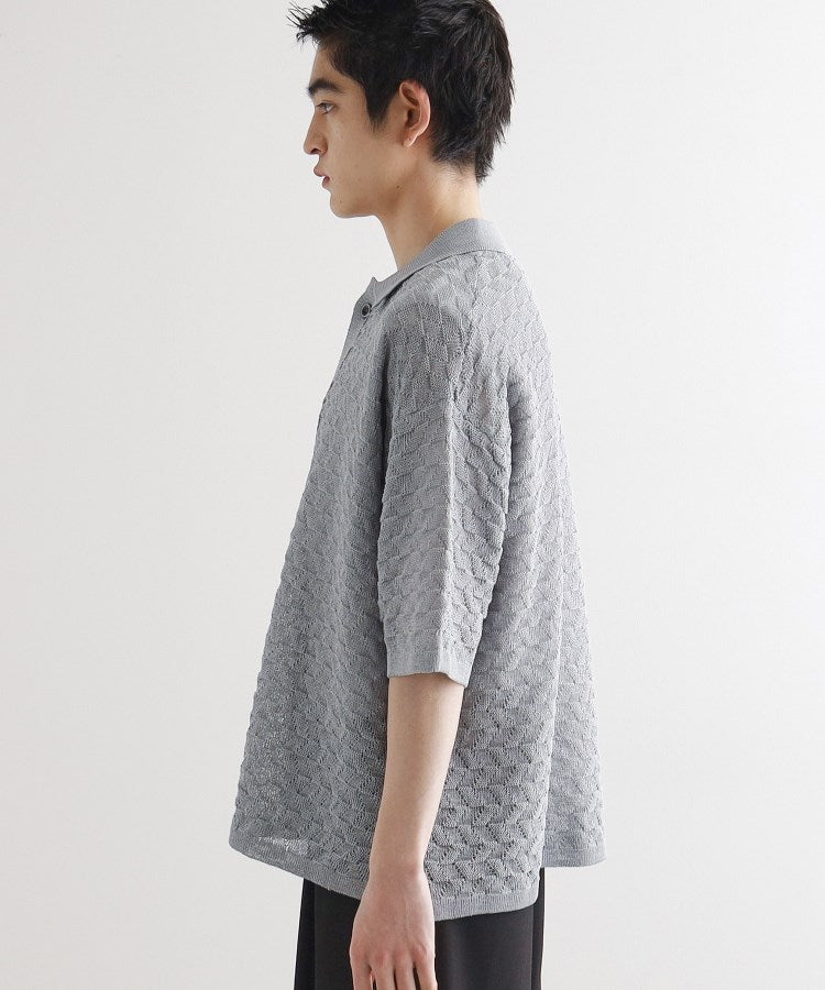 ティーケー タケオ キクチ tk.TAKEO KIKUCHI ニットポロカーディガン （ライトグレー(011)） ライトグレー(011)