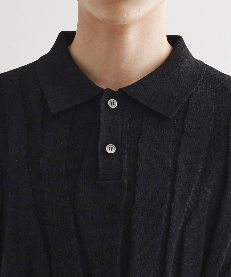 ティーケー タケオ キクチ tk.TAKEO KIKUCHI ジャカードニットポロ （グレー(012)） グレー(012)