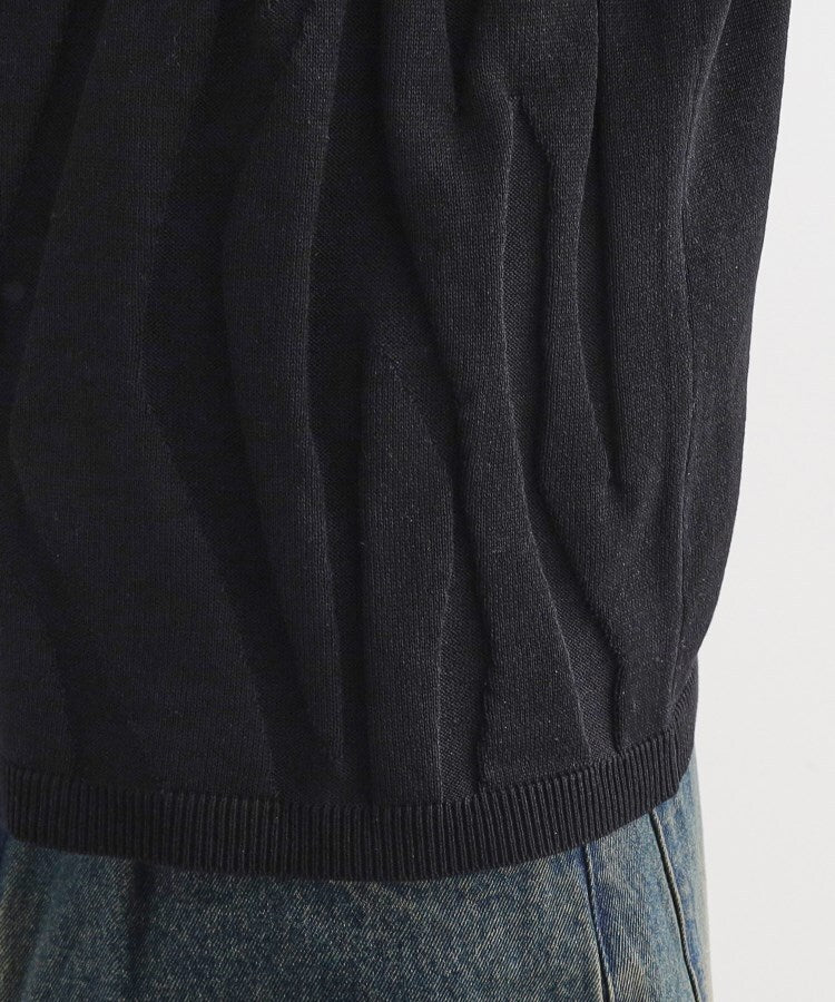 ティーケー タケオ キクチ tk.TAKEO KIKUCHI ジャカードニットポロ （グレー(012)） グレー(012)