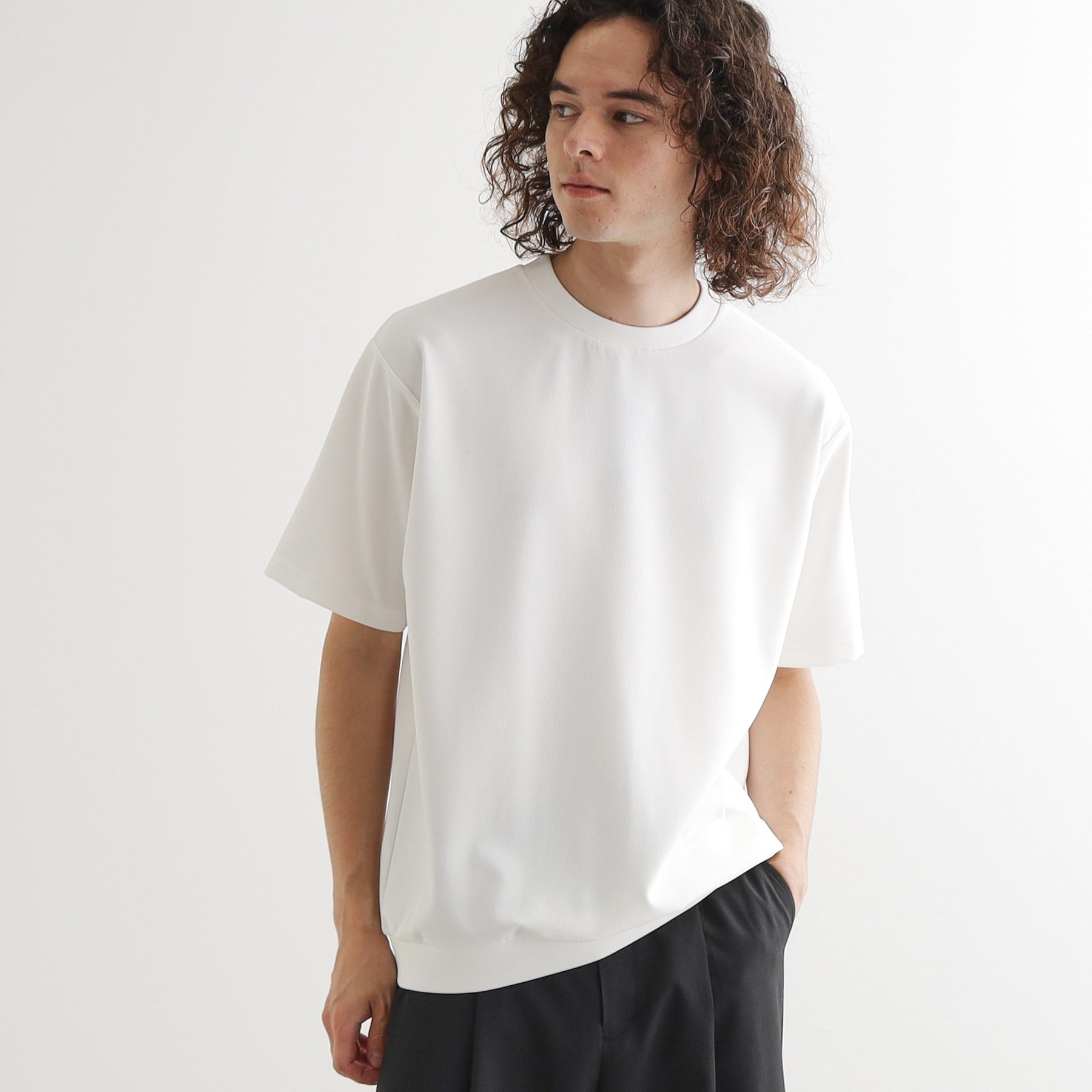 ティーケー タケオ キクチ tk.TAKEO KIKUCHI スマート半袖カットソー （ホワイト(001)） ホワイト(001)