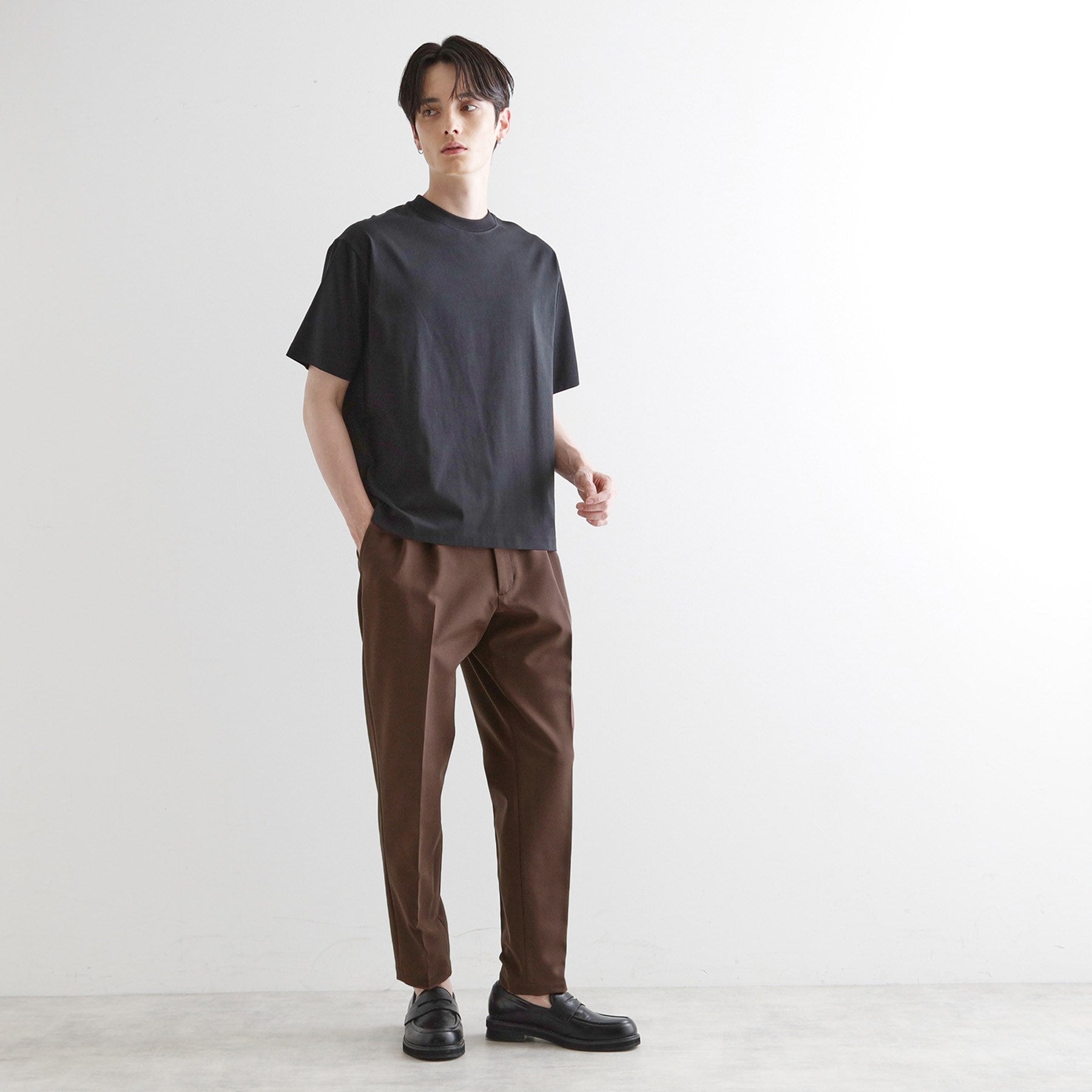 ティーケー タケオ キクチ tk.TAKEO KIKUCHI 【セットアップ対応】360度ストレッチ ワイドテーパードパンツ （ブルー(092)） ブルー(092)